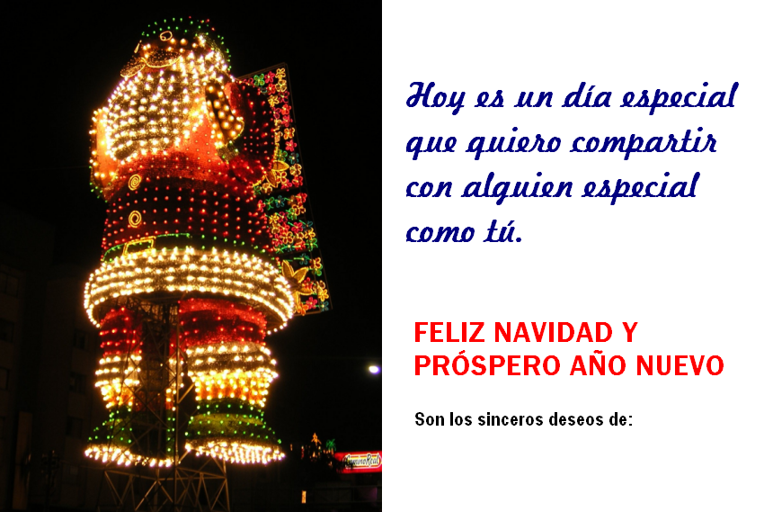 tarjeta navideña modelo 02